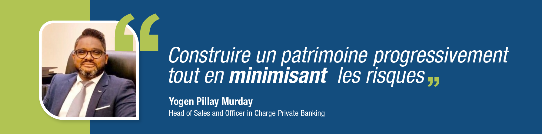 Interview - Yogen Pillay Murday in Le Week End